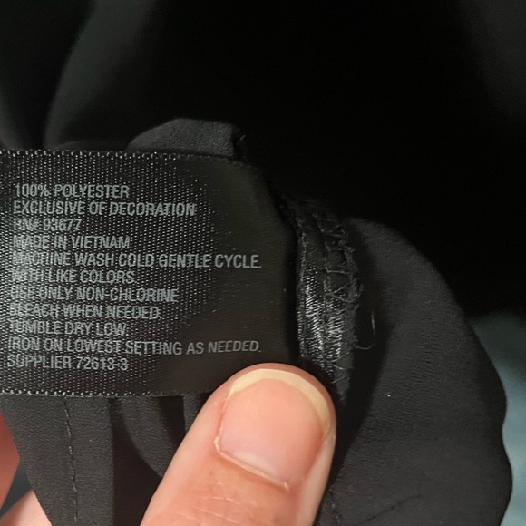 Women's Worthington 1X Lace Sleeve Sheer Blouse - Picture 8 of 8